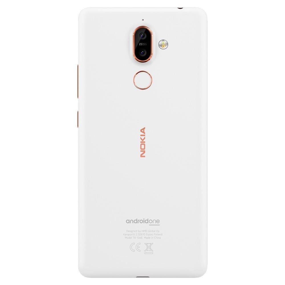 Nokia 7 Plus Dual Sim 64GB - White Copper