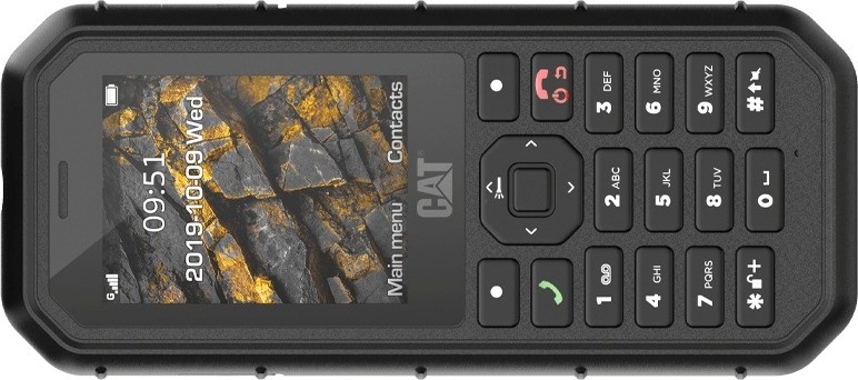 ΚΙΝΗΤΟ ΜΕ ΠΛΗΚΤΡΑ CATERPILLAR CAT B26 DS 2.4" DUAL SIM 2G 8MB/8MB BLACK GR (5060472351692)