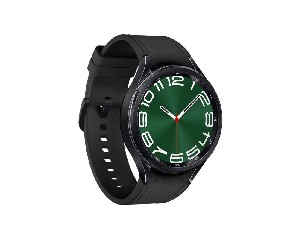 Samsung Galaxy Watch6 Classic Bluetooth Stainless Steel 47mm Αδιάβροχο με Παλμογράφο (Μαύρο)