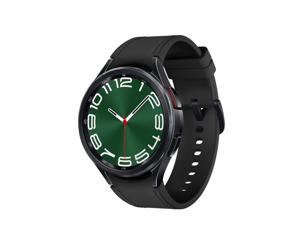 Samsung Galaxy Watch6 Classic Bluetooth Stainless Steel 47mm Αδιάβροχο με Παλμογράφο (Μαύρο)