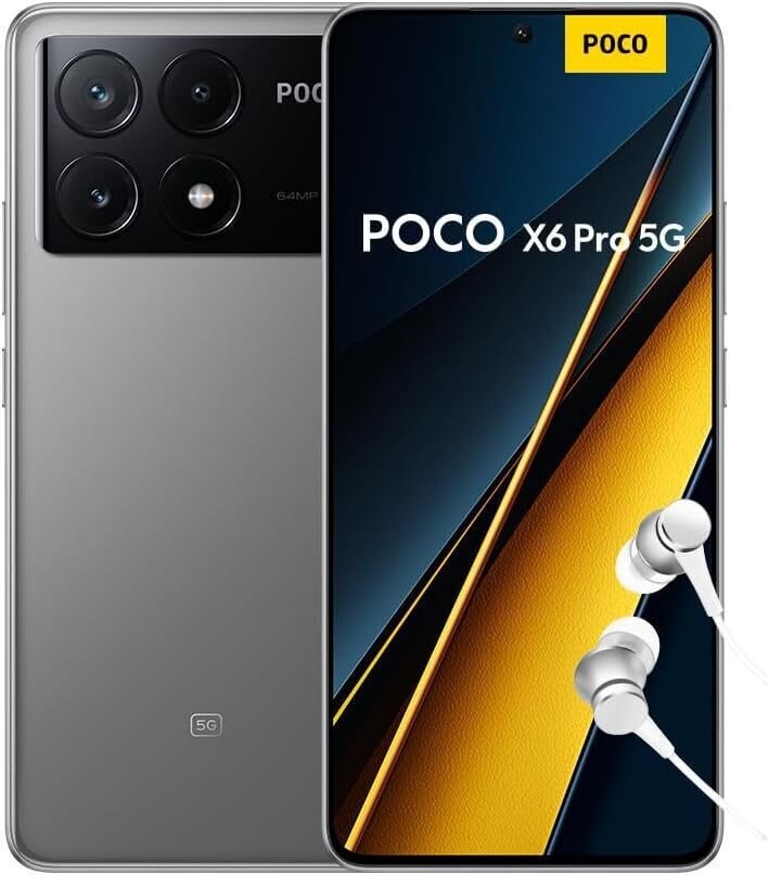 Xiaomi Poco X6 Pro 5G Dual SIM (8GB/256GB) Γκρι