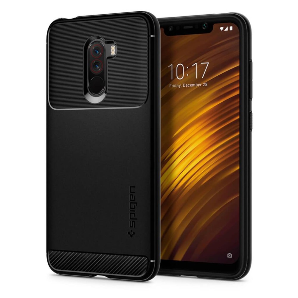 Spigen Rugged Armor Μαύρο (Pocophone F1)
