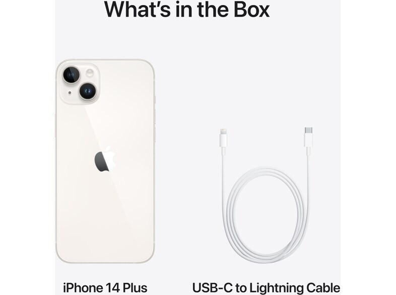 Apple iPhone 14 Plus 5G (6GB/256GB) Starlight (MQ553HX/A) (ΕΓΓΥΗΣΗ ΑΝΤΙΠΡΟΣΩΠΕΙΑΣ)
