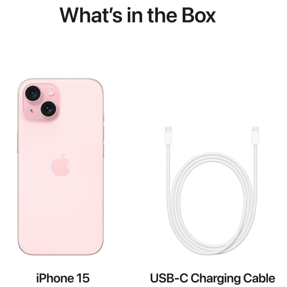 Apple iPhone 15 5G (6GB/128GB) Ροζ (MTP13ZD/A)