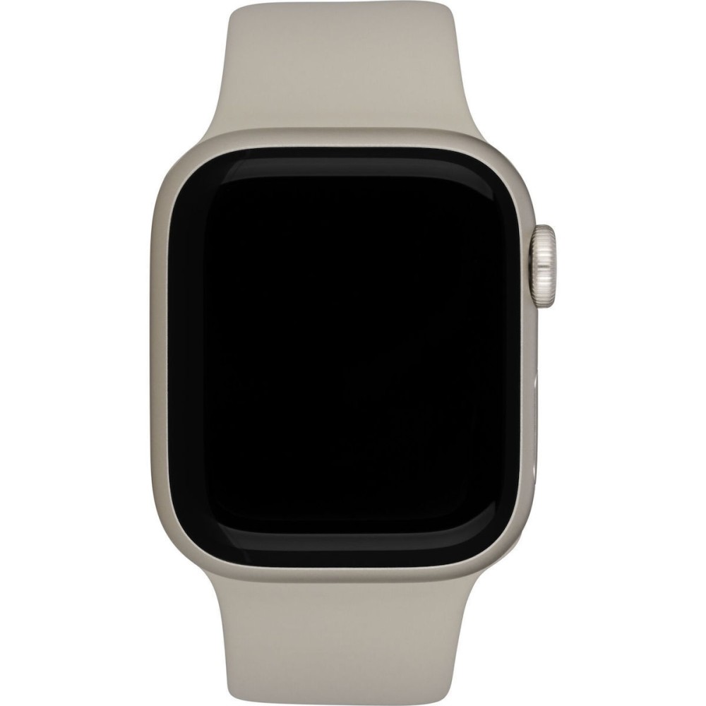 Apple Watch Series 8 Cellular Aluminium 45mm Αδιάβροχο με eSIM και Παλμογράφο (Starlight with Starlight Sport Band) (MNK73FD/A)