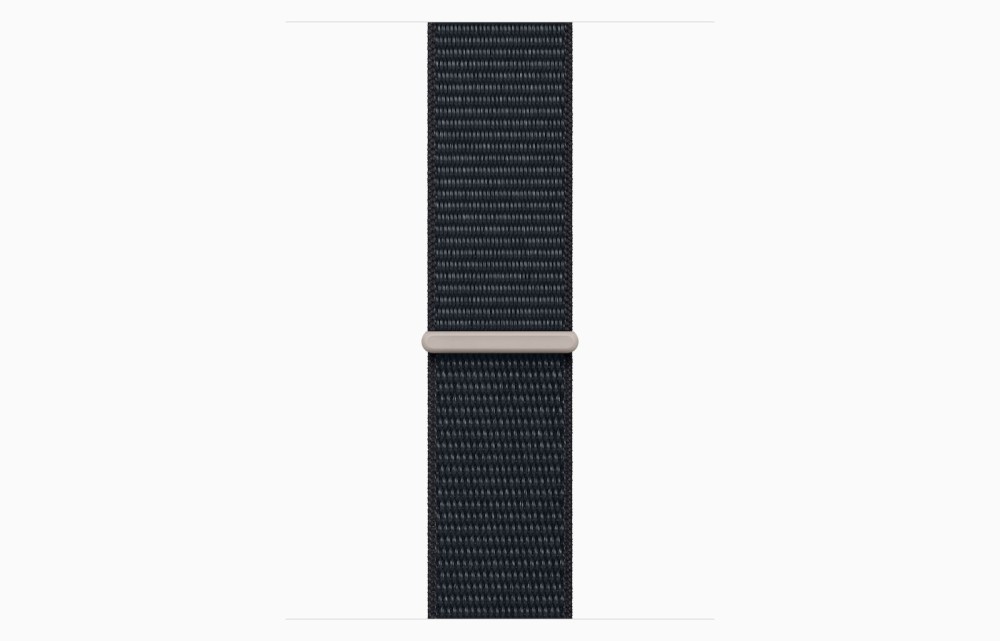 Apple Watch Series 9 Aluminium 45mm Αδιάβροχο με Παλμογράφο (Midnight με Midnight Sport Loop (M/L)) (MR9C3QR/A)