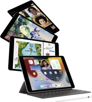 Apple iPad 2021 10.2 με WiFi και Μνήμη 64GB Space Gray (MK2K3FD/A)