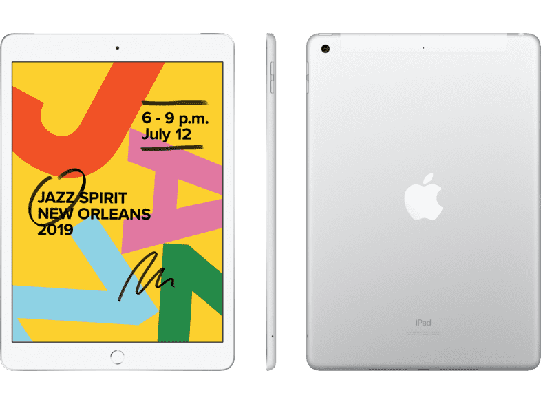 Apple iPad 10.2" 2019 32GB WiFi + Cellular Silver EU MW6C2