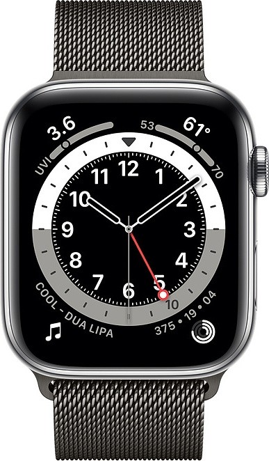 Apple Watch Series 6 Steel Cellular 44mm (Milanese Graphite) M09J3FD/A