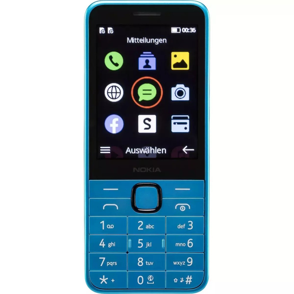 Nokia 235 4G (2024) Dual SIM Κινητό με Κουμπιά (Αγγλικό Μενού) Μπλε