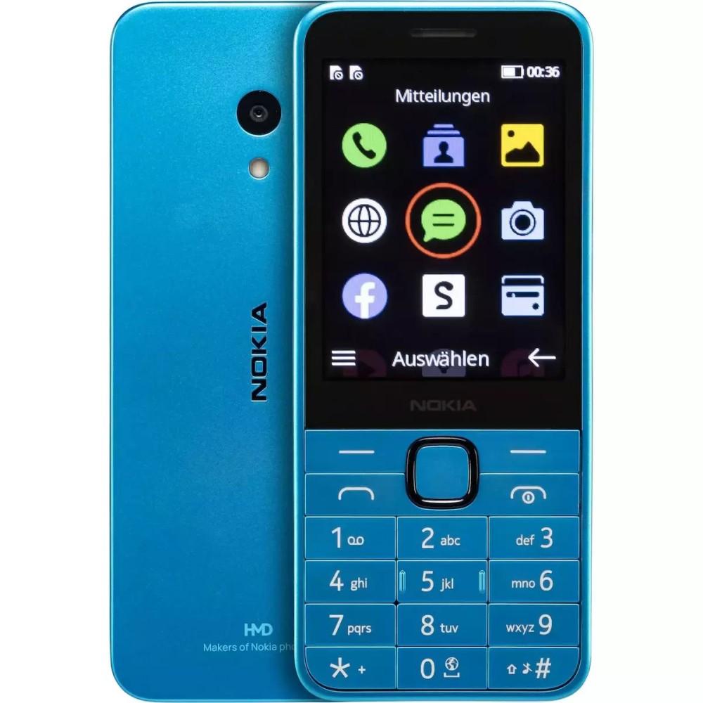 Nokia 235 4G (2024) Dual SIM Κινητό με Κουμπιά (Αγγλικό Μενού) Μπλε