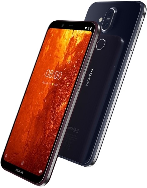 Nokia 8.1 Dual Sim 64GB - Blue Silver