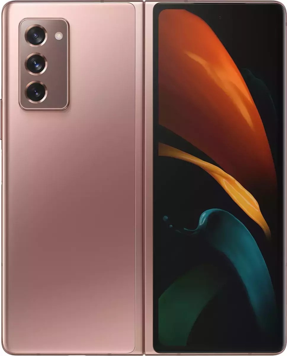 Samsung Galaxy Z Fold2 5G 256GB (12GB Ram) Single-Sim +eSim Mystic Bronze EU (F916 F)