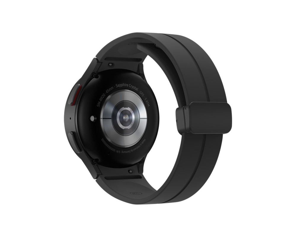 Samsung Galaxy Watch5 Pro Titanium 45mm Αδιάβροχο με Παλμογράφο (Black) (SM-R920NZKAEUE)