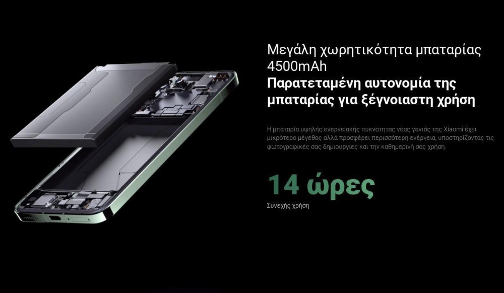 Xiaomi 13 5G Dual SIM (8GB/256GB) Μαύρο 6941812711750