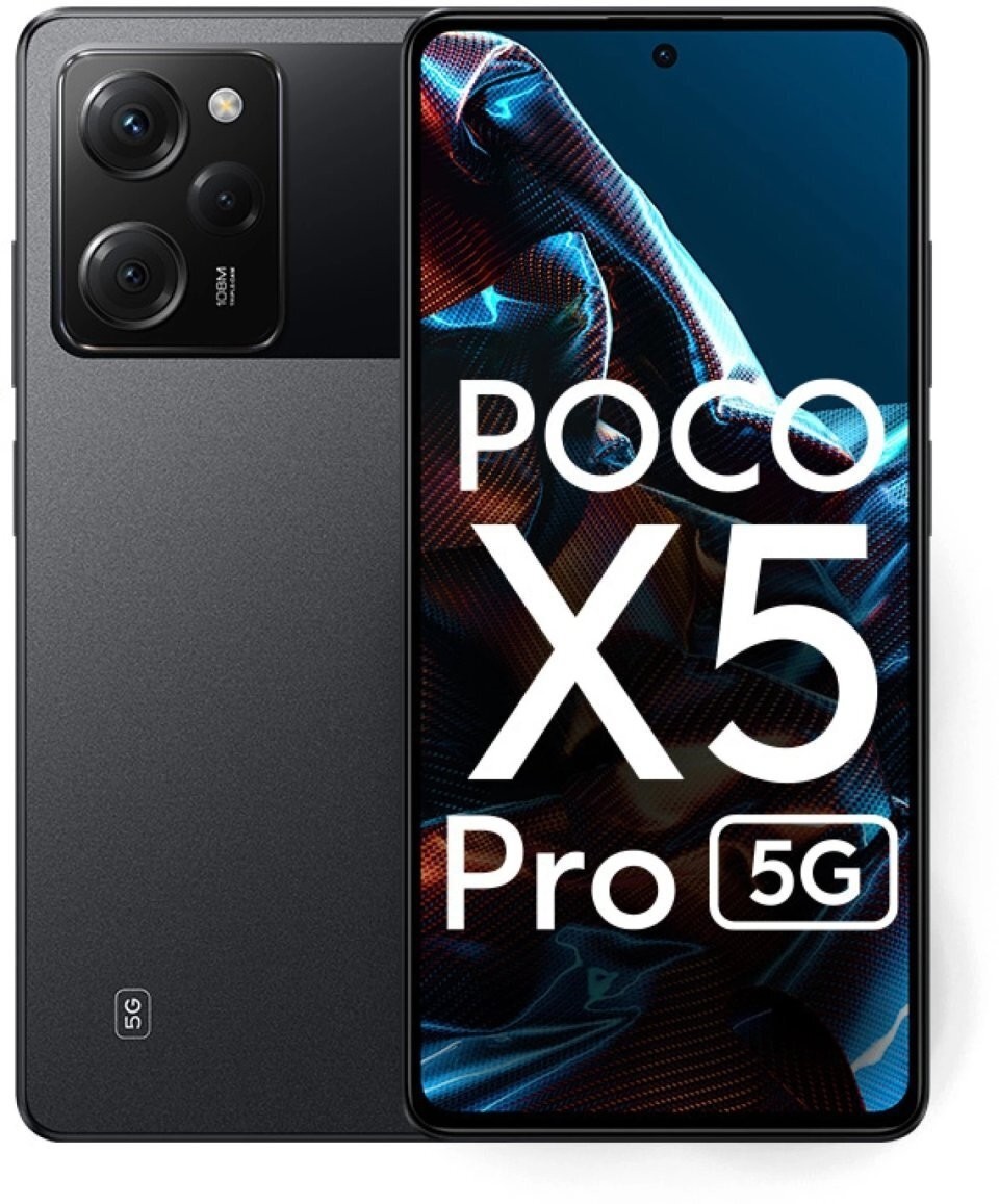 Xiaomi Poco X5 Pro 5G Dual SIM (8GB/256GB) Μαύρο MZB0CRPEU