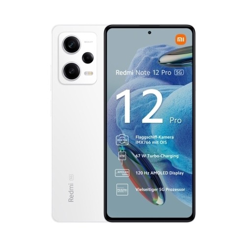 Xiaomi Redmi Note 12 Pro NFC 5G Dual SIM (8GB/256GB) Polar White (MZB0D2WEU)