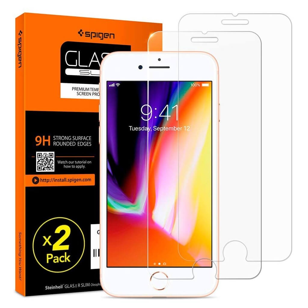 Spigen® (x2Pack) GLAS.tR™ 043GL20801 7.8 plus