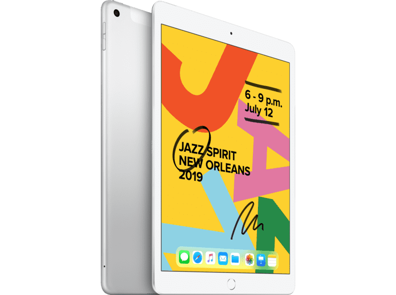 Apple iPad 10.2" 2019 32GB WiFi + Cellular Silver EU MW6C2