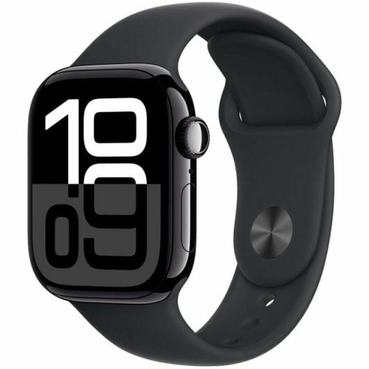 Apple Watch Series 10 42mm Jet Black με Black Sport Band (S/M) (ΕΓΓΥΗΣΗ ΑΝΤΙΠΡΟΣΩΠΕΙΑΣ)