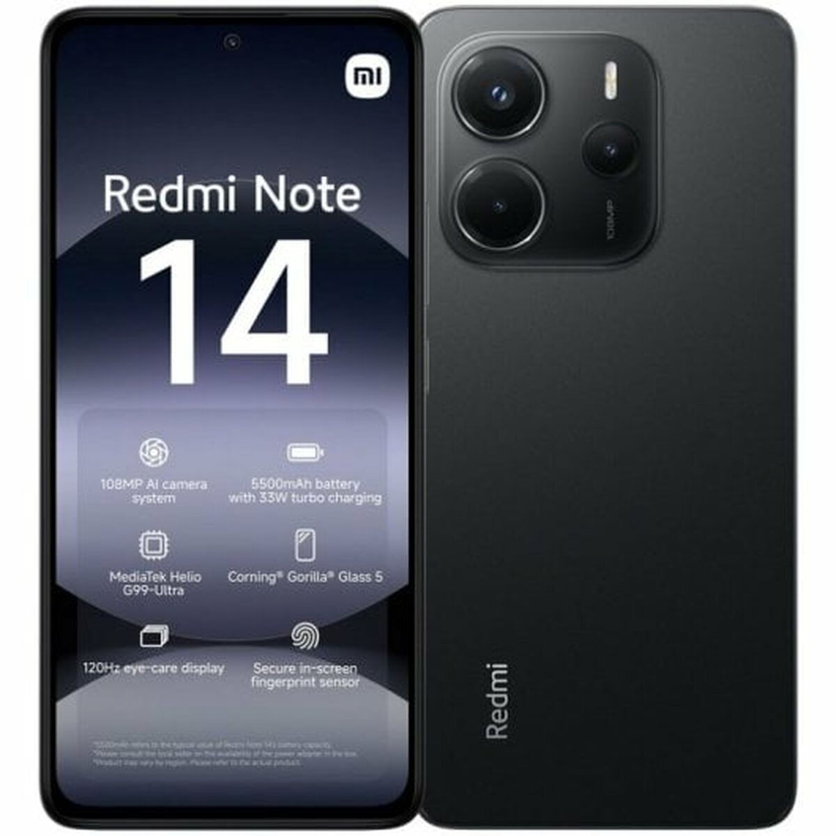 Xiaomi Redmi Note 14 4G Dual SIM (8GB/256GB) Midnight Black (ΕΓΓΥΗΣΗ ΑΝΤΙΠΡΟΣΩΠΕΙΑΣ)