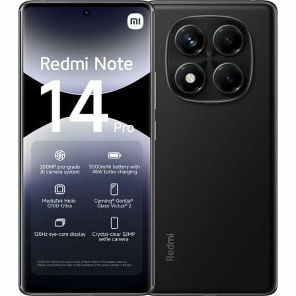 Xiaomi Redmi Note 14 Pro 4G Dual SIM (8GB/256GB) Midnight Black (ΕΓΓΥΗΣΗ ΑΝΤΙΠΡΟΣΩΠΕΙΑΣ)