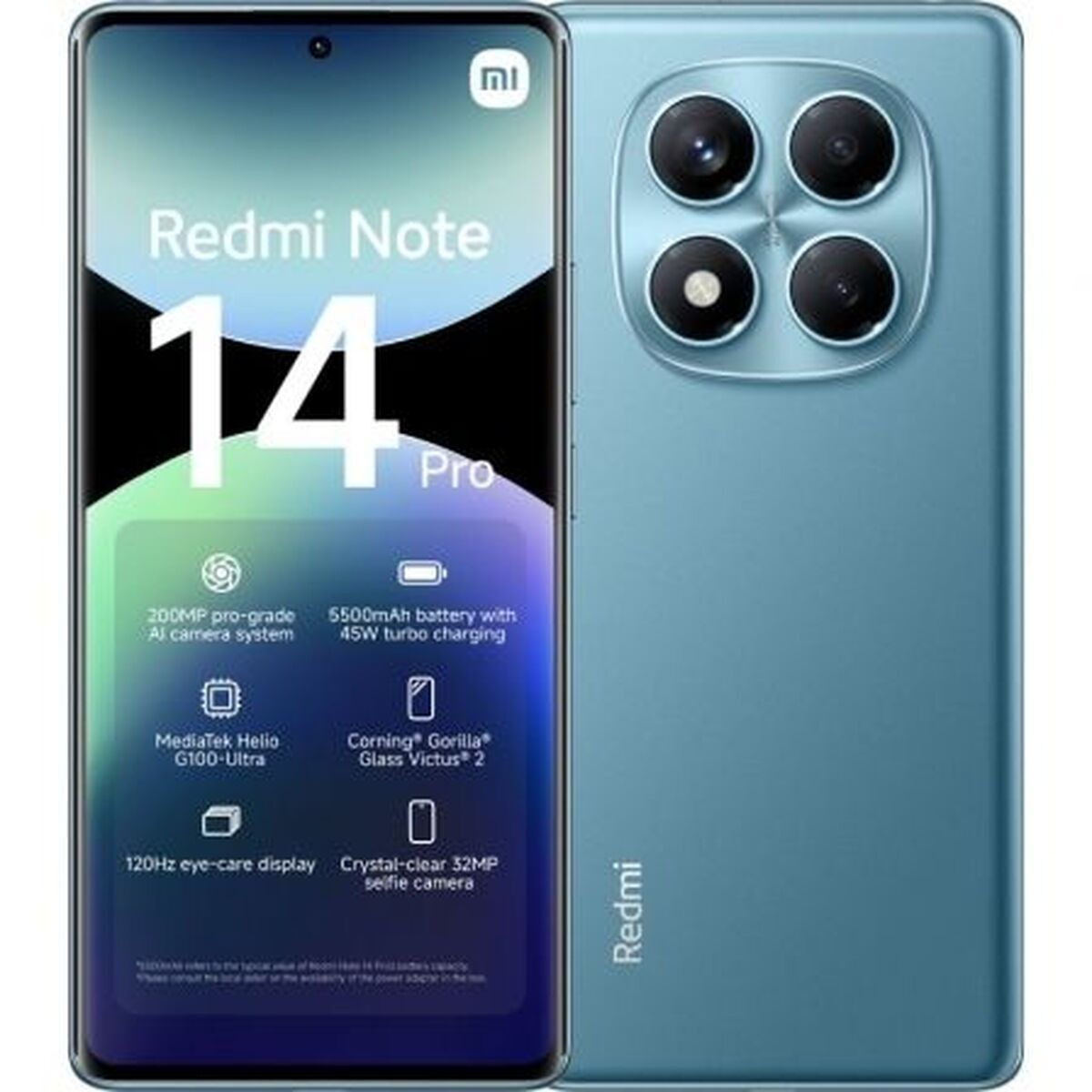 Xiaomi Redmi Note 14 Pro 4G Dual SIM (8GB/256GB) Ocean Blue (ΕΓΓΥΗΣΗ ΑΝΤΙΠΡΟΣΩΠΕΙΑΣ)