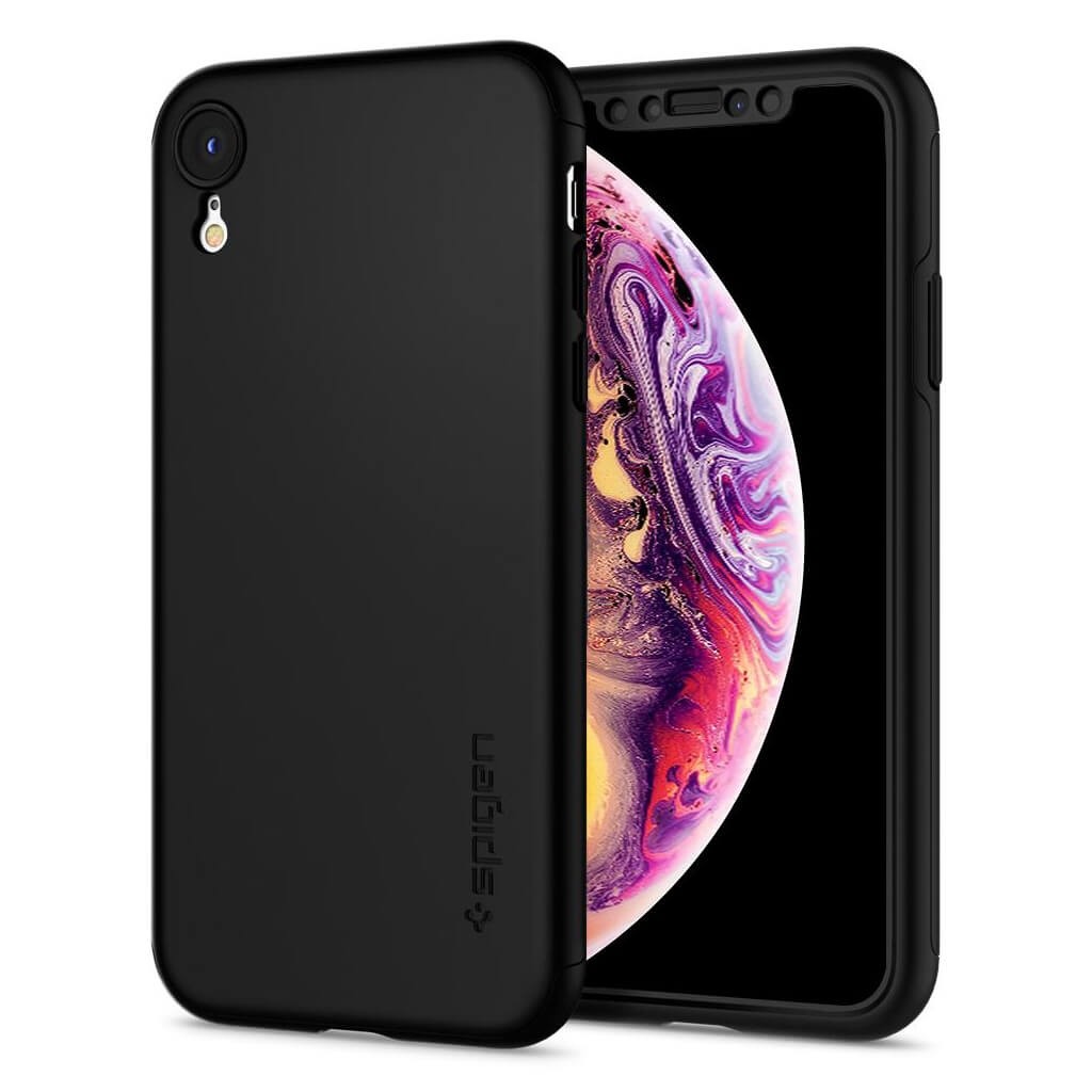 Spigen® Thin Fit 360™ 064CS24886 iPhone XR Case - Black iphone xr