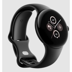 Google Pixel Watch 2 Aluminium με Παλμογράφο (Matte Black / Obsidian Active Band) (GA05029-DE)
